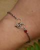 bransoletki wire wrapping Bransoletka serce karneol wire wrapping 4