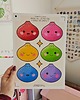 naklejki dla dzieci Naklejki Ścienne Pierożki Squishy Dumplings Kolorowe 6 szt 1