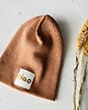 czapki dziecięce Czapka prążkowana beanie z napisem 3