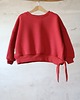bluzy dla dziewczynki Bluza Oversize MALINOWY KRÓLIK Z USZAMI 2