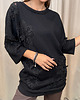 bluza bez kaptura damska Bluza Oversize Nero 1