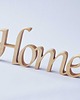napisy dekoracyjne i tabliczki Drewniany napis Home, dębowy, z drewna 1