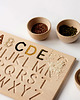 gry edukacyjne dla dzieci Drewniany alfabet z imieniem do nauki pisania 4