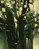 obrazy Obraz ręcznie malowany na płótnie 29x29 cm - abstrakcyjny pejzaż 3
