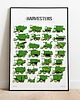 obrazy i plakaty do pokoju dziecięcego John Deere Traktory z Kombajnami! 2x50x70cm :) 4
