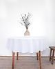 obrusy i serwetki Obrus okrągły medium linen PURE WHITE 2