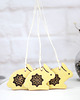 ozdoby wielkanocne 3 wielkanocne zajączki - ceramiczne ozdoby wiszące 5