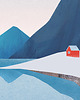 plakaty Lofoty - miasteczko pod śniegiem - plakat 50x70 cm 2