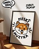 plakaty Plakat Pieski i Muzyka 1