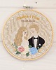 Ślub - inne Personalizowana pamiątka ślubna, haft w tamborku 1