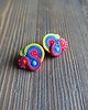 kolczyki soutache Malutkie kolorowe kolczyki sutasz 2