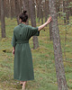 sukienki maxi damskie Sukienka Kimonowa Khaki 3