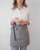 fartuchy kuchenne Lniany fartuszek zapaska TRUE GRAY 2