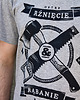 t-shirty męskie T-shirt RŻNIĘCIE & RĄBANIE (szary) 2