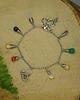 bransoletki wire wrapping Bransoletka serce kolorowa wire wrapping 1