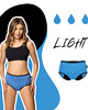 majtki damskie Majtki menstruacyjne BLUE - Light 1
