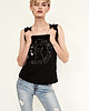 t-shirt damskie Femi-Shirt "Girls Run the World" Czarny 1