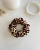 gumki do włosów Scrunchie Leopard w panterkę - 9 cm 1