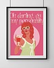 grafiki i ilustracje Plakat "Oh darling pink" 1