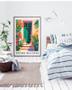 plakaty PLAKAT  St Tropez, kot Matisse obraz, kolorowa dekoracja ścienna 3