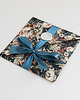 kartki scrapbooking Kartka ślubna kopertówka granatowa z wstążką 1