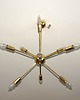 lampy wiszące Żyrandol Mid century, lata 70 4