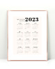 plakaty Plakat Minimalistyczny kalendarz 2023, personalizowany prezent 7