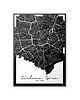plakaty Plakat Zielona Góra mapa 2
