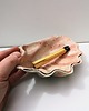 pojemniki na biżuterię Muszla ceramiczna różowa z piegami 2