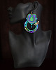 kolczyki soutache Kolorowe kolczyki sutasz z ważkami 1