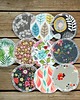 tekstylia - różne Waciki zero waste - 10szt. z woreczkiem - Kwiaty 1