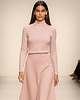 topy damskie Bluzka pudrowy róż YY500107 3