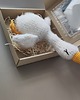 przytulanki dla niemowląt i dzieci Przytulanki gąski - białe maskotki - gęś GOOSE FAMILY 3