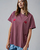 t-shirt damskie T-shirt Voila Rose Brown Róże 4