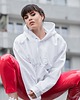 bluza z kapturem damska biała bluza z kapturem oversize 'overdose' 3