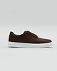 buty męskie Brązowe sportowe buty zamszowe wsuwane F503 BR4 1