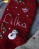 dekoracje świąteczne Personalized Christmas Stocking 1