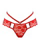 majtki damskie Koronkowe stringi Mad Cat No. 12 Red 3
