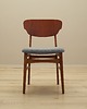 krzesła Komplet sześciu krzeseł tekowych, duński design, lata 70, produkcja: Dania 1