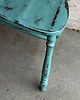 krzesła Krzesło turkusowe shabby chic, patyczak  2