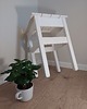 stołki Własnoręcznie malowany handmade taboret w pastelowych kolorach art deco 1