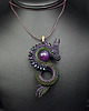 wisiory Fraisair, wisior ze smokiem, beading 1