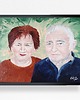 obrazy Malarstwo akrylowe na płótnie, portret 1