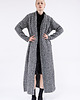 płaszcze damskie Woolen cardigan coat 4
