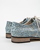 półbuty damskie Skórzane półbuty jazzówki Zapato model 246 błękit etniczny 5