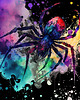 torby XXL Torba Shopper - WATERCOLOR SPIDER 1