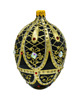 ozdoby choinkowe Bombka choinkowa: Ekskluzywne Jajo Faberge: czarne 1