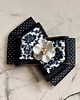 broszki Czarna  Brosza  z kwiatem  3d NOWOŚĆ 6