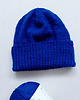 czapki damskie Na drutach "blue sky"80%merino 20%kaszmir 6