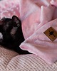 legowiska dla psów i kotów Kocyk CHILLOUT dla psa i kota, dwustronny, miękki materiał minky, różowy 7